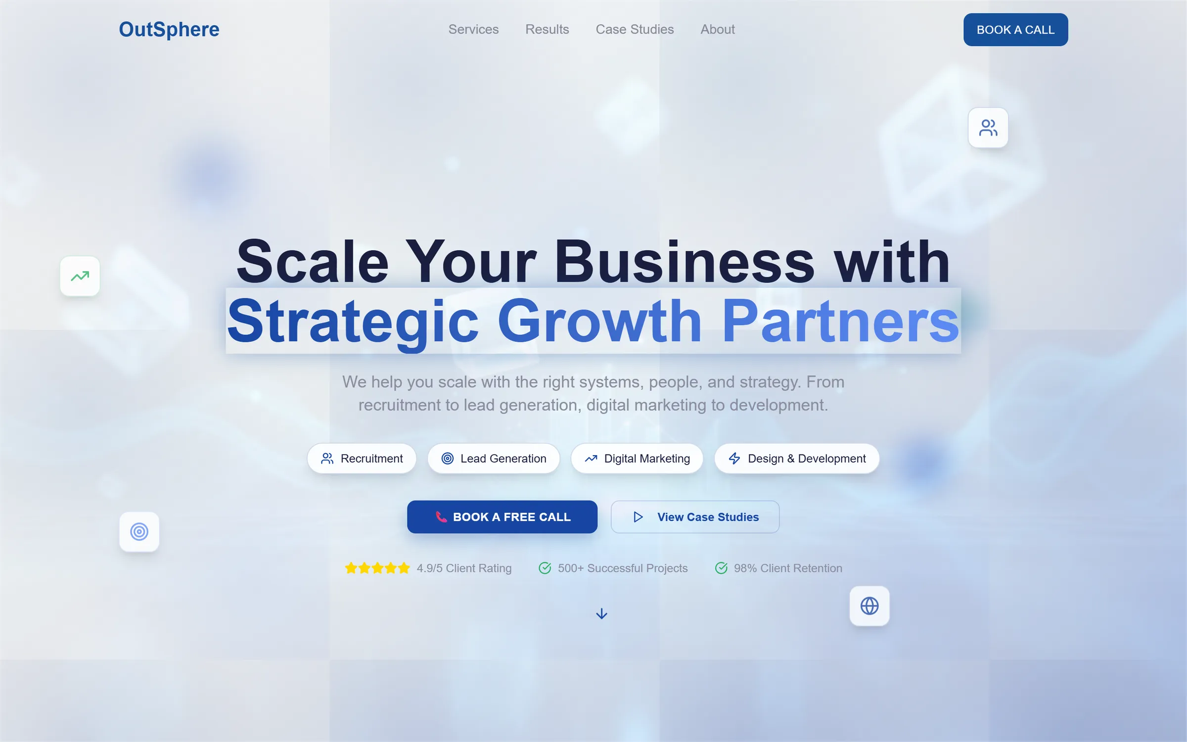 OutSphere home page