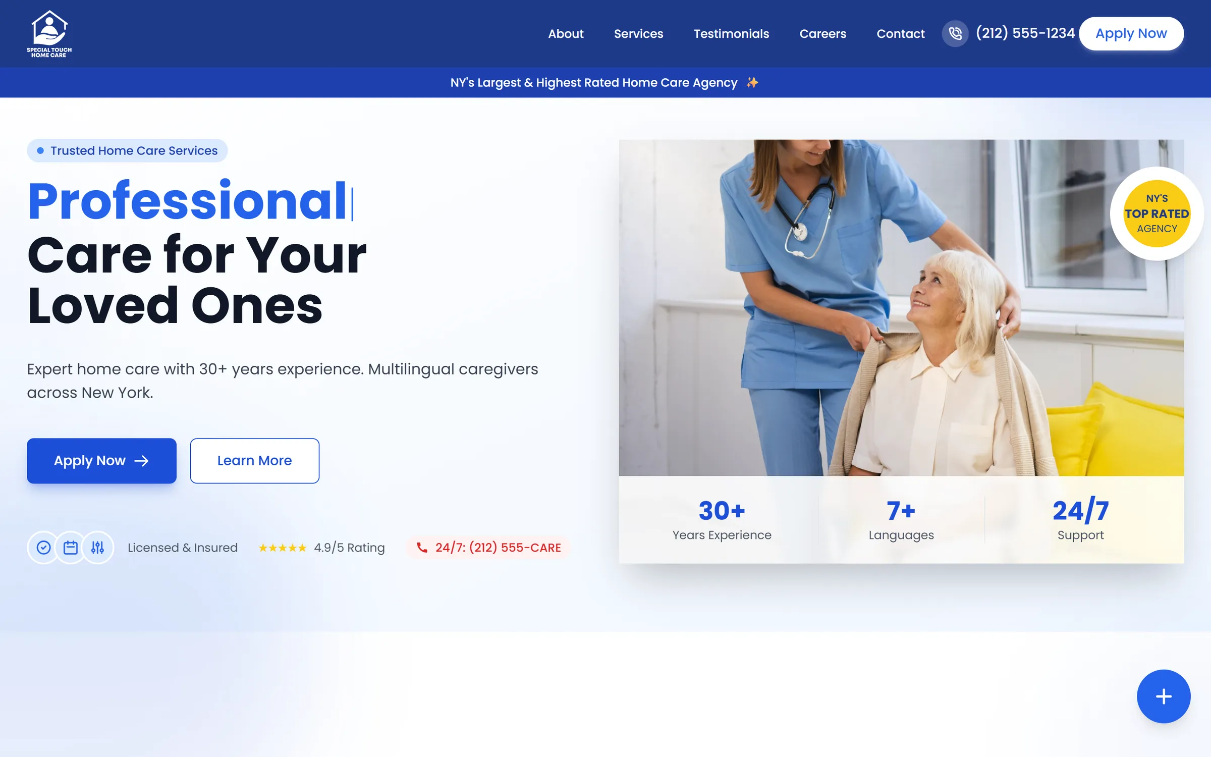SpecialTouch home page
