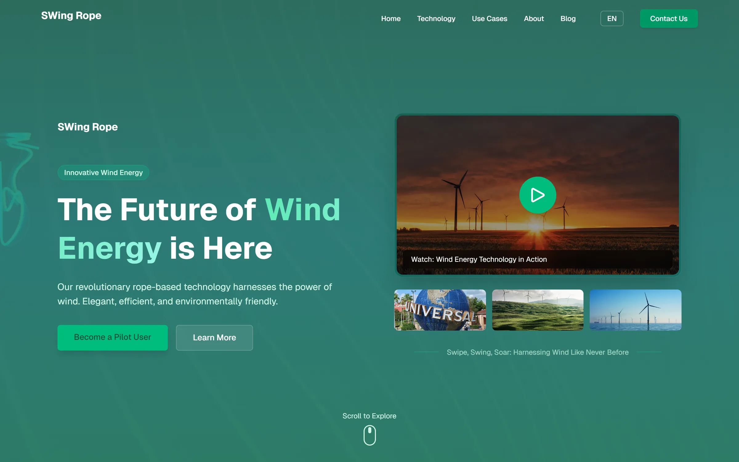 SwingRope home page